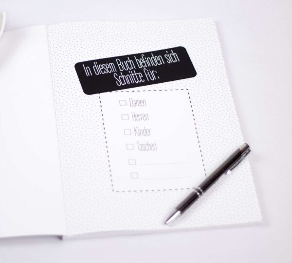 Schnittmuster-Organizer Softcoverbuch – Bild 2