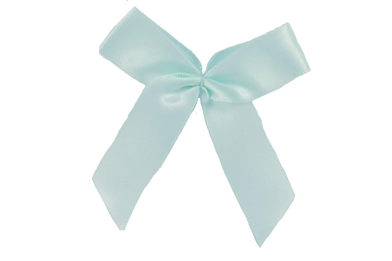 Schleife groß Aqua