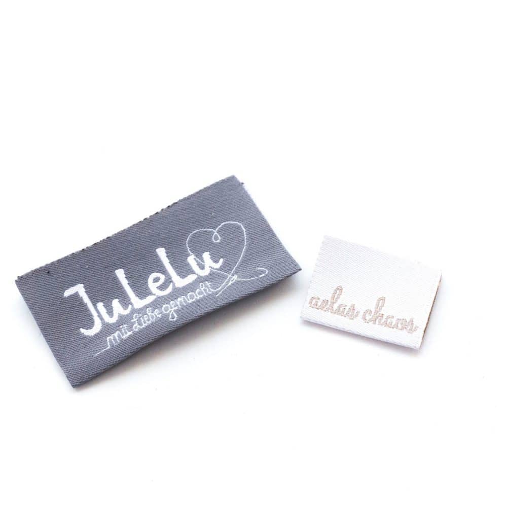 Personalisierte gewebte Labels
